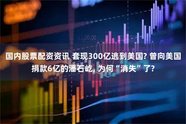 国内股票配资资讯 套现300亿逃到美国? 曾向美国捐款6亿的潘石屹, 为何“消失”了?